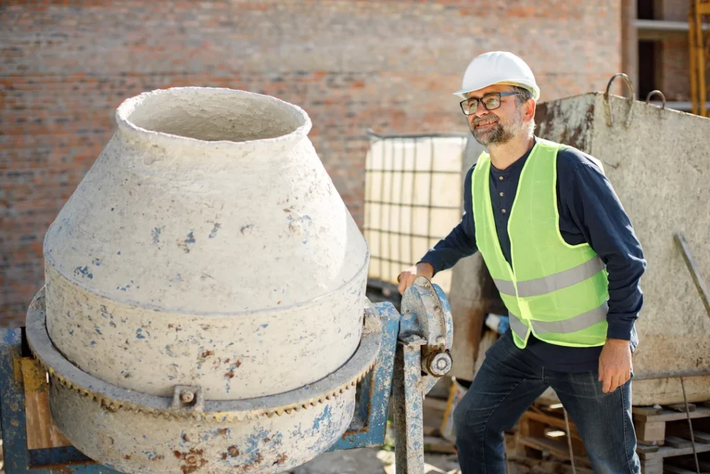 construction-worker-smiles-next-to-concrete-mixer-eurocruitment